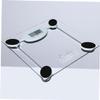 FRCOLOR 28cm Electronic Weighing Scale Touch Sensor Scale Tempered Glass Health for Family view 3
