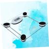 FRCOLOR 28cm Electronic Weighing Scale Touch Sensor Scale Tempered Glass Health for Family view 4