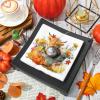 Generic AnyDesign 80Pcs Fall Paper Napkins Highland Cow Pumpkin Disposable Luncheon Napkins Autumn Flower Decorative Dinner Napkin for Thanksgiving Home Party Table Decor view 4