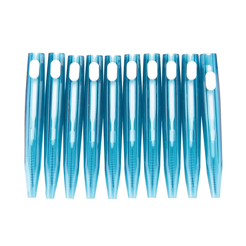 Teeth Cleaner Interdental Brush, Toothpicks Tooth Flossing Head, Dental Floss Stick Tooth Cleaning Tool Oral Dental Hygiene Brush (OKJHFDBavDUAhT-02)