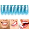 Teeth Cleaner Interdental Brush, Toothpicks Tooth Flossing Head, Dental Floss Stick Tooth Cleaning Tool Oral Dental Hygiene Brush (OKJHFDBavDUAhT-02) view 3