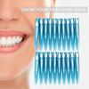 Teeth Cleaner Interdental Brush, Toothpicks Tooth Flossing Head, Dental Floss Stick Tooth Cleaning Tool Oral Dental Hygiene Brush (OKJHFDBavDUAhT-02) view 4