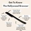 Hollywood Browzer Dermaplaning Razor Tool for Face - Eyebrow Shaping - Removing Unwanted Hair and Peach Fuzz - Exfoliating Tool for Women - Face Razor for Women - Facial Hair Remover (Blue Opal) view 3