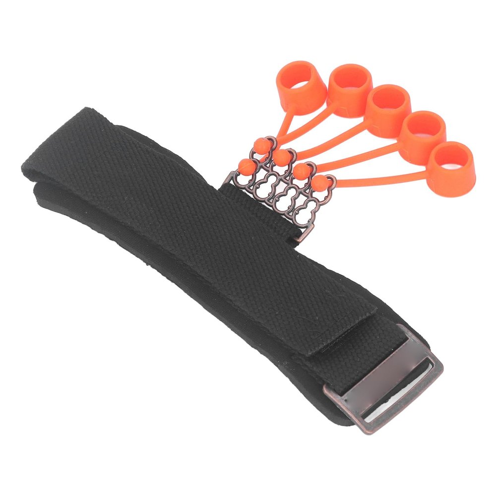 Hand Trainer, Portable Resistance Adjustable Finger Trainer for Sports (Black)