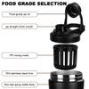 EACHPT Protein Shaker Bottle 750ml, Stainless Steel Insulated Protein Shaker and Water Bottle,with Noise Free,BPA Free,Shaker for Protein Shakes, with Mixed Mesh,for Protein Shakes Gym Shaker view 4