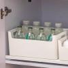MINGZHE Kitchen Cabinet Storage Box Multipurpose Large Capacity Space Saving Stylish Durable Cabinet Storage Bin Kitchen Organizer or Fridge Organizer for Home Kitchen Bedroom view 2