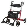 Ultra Lightweight Folding rollator,Mobility Scooters,Rollator Walker for Seniors,Rollator 4 Wheel,Old Man Multifunctional Grocery Shopping Trolley,with Pedal D view 1
