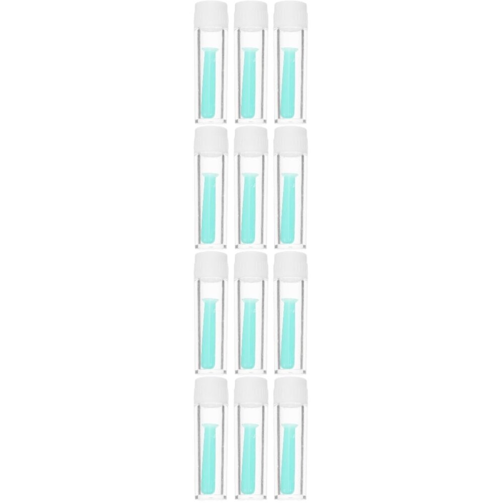 FRCOLOR 12pcs Small Reusable Contacts-Lens Removers Portable Lens Sticks for Travel Safe Lens Applicators for Eyes