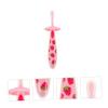 FRCOLOR Baby Toothbrush U-Shaped Silicone Head Portable Infant Toothbrush Toddler Teeth Cleaning Tool with Strawberry Design Household Baby Supply view 3