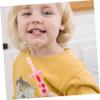 FRCOLOR Baby Toothbrush U-Shaped Silicone Head Portable Infant Toothbrush Toddler Teeth Cleaning Tool with Strawberry Design Household Baby Supply view 4
