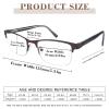 2 Pack Mens Progressive Multifocus Reading Glasses Blue Light Blocking Computer Readers with Spring Hinge Multifocal Eyeglasses (Brown & Gun, 1.0, x) view 3