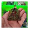 NWPNLXEA Home Collections 4-5cm Natural Crystal Dragon Blood Stone Pyramid Cut from Crafts (Size : 4cm) view 1