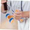 FOMIYES Wood Back Massager Roller 4pcs Set Handheld Muscle Massage Roller for Full Body Pain Relief and Leg Acupressure Therapy view 2