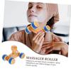 FOMIYES Wood Back Massager Roller 4pcs Set Handheld Muscle Massage Roller for Full Body Pain Relief and Leg Acupressure Therapy view 4