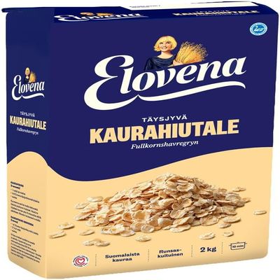 Elovena whole grain oat Flakes 1 Box of 2kg SPSP pack (SOPOSOPO)