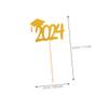 ifundom 20pcs Graduation Cupcake Toppers Mortarboard Picks for Graduation Party Cakes Safe Lightweight Dessert Decorations for Celebrating Your view 3