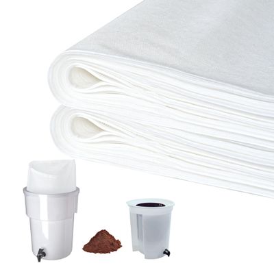 50Pcs Commercial Cold Brew Coffee Filters,20" x 20" Commercial Cold Brew Bags For Commercial Model Cold Brew Coffee Makers and 5-Gallon Commercial Systems,with Drawstring,Brew Up To 5 LBS Coffee