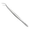 Tweezers Smooth gripping Area, Curved, Length 16 cm view 1