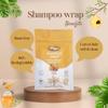 Nilaqua NO Rinse Shampoo Cap - World's First Biodegradable Bamboo Rinse Free Shampoo - Oatmilk & Honey Scent - 2 Pack view 2