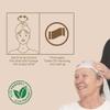 Nilaqua NO Rinse Shampoo Cap - World's First Biodegradable Bamboo Rinse Free Shampoo - Oatmilk & Honey Scent - 2 Pack view 3