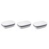 Ciieeo 3pcs Pp Soap Dish Soap Box Container Lid for Bathroom Shower Home Outdoor Travel for Shower Needs view 1