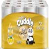 Ayn Al Madina Panda Cuddle Soft Quilted Toilet Rolls | Super Quality Tissues| 3 Ply Toilet Paper | Provide Ultimate Quilted Comfort | Compostable & Sustainable Tissue Roll (Lemon Zest, Pack of 72) view 1