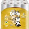 Ayn Al Madina Panda Cuddle Soft Quilted Toilet Rolls | Super Quality Tissues| 3 Ply Toilet Paper | Provide Ultimate Quilted Comfort | Compostable & Sustainable Tissue Roll (Lemon Zest, Pack of 45) view 1