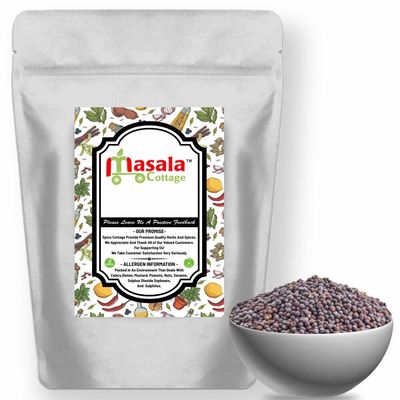 Brown/Black Whole Mustard Seeds Premium Quality by Masala Cottage 25g-1.9kg (1900, Grams)