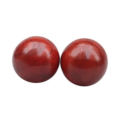 FRCOLOR 2pcs Wooden Hand Massage Balls Hand Message Rollers for Stress Relief Acupressure Massager for Lower Blood Circulation