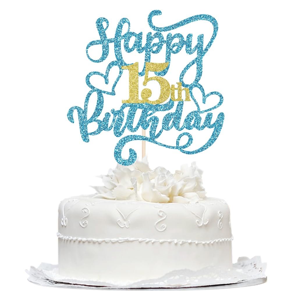 1 PCS Happy 50th Birthday Cake Topper Black Gold Glitter Cheers to 50 Years Birthday Cake Pick 50 Fabulous Cake Decoration for 50th Birthday/Anniversary Party Cake Decorations Supplies (15)