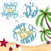 1 PCS Happy 50th Birthday Cake Topper Black Gold Glitter Cheers to 50 Years Birthday Cake Pick 50 Fabulous Cake Decoration for 50th Birthday/Anniversary Party Cake Decorations Supplies (15) view 3