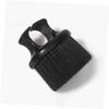 FRCOLOR Knuckle Beard Brush 3pcs Set Black Barber Brush for Men Facial Hair Grooming Salon Use Portable Hair and Mustache view 2