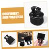FRCOLOR Knuckle Beard Brush 3pcs Set Black Barber Brush for Men Facial Hair Grooming Salon Use Portable Hair and Mustache view 4