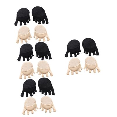 FOMIYES 8pairs Reusable Toe Socks Daily Use Half Socks Wear-resistant Forefoot Pads Foot Cushion for Women Outdoor Activity Washable
