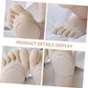 FOMIYES 8pairs Reusable Toe Socks Daily Use Half Socks Wear-resistant Forefoot Pads Foot Cushion for Women Outdoor Activity Washable view 3