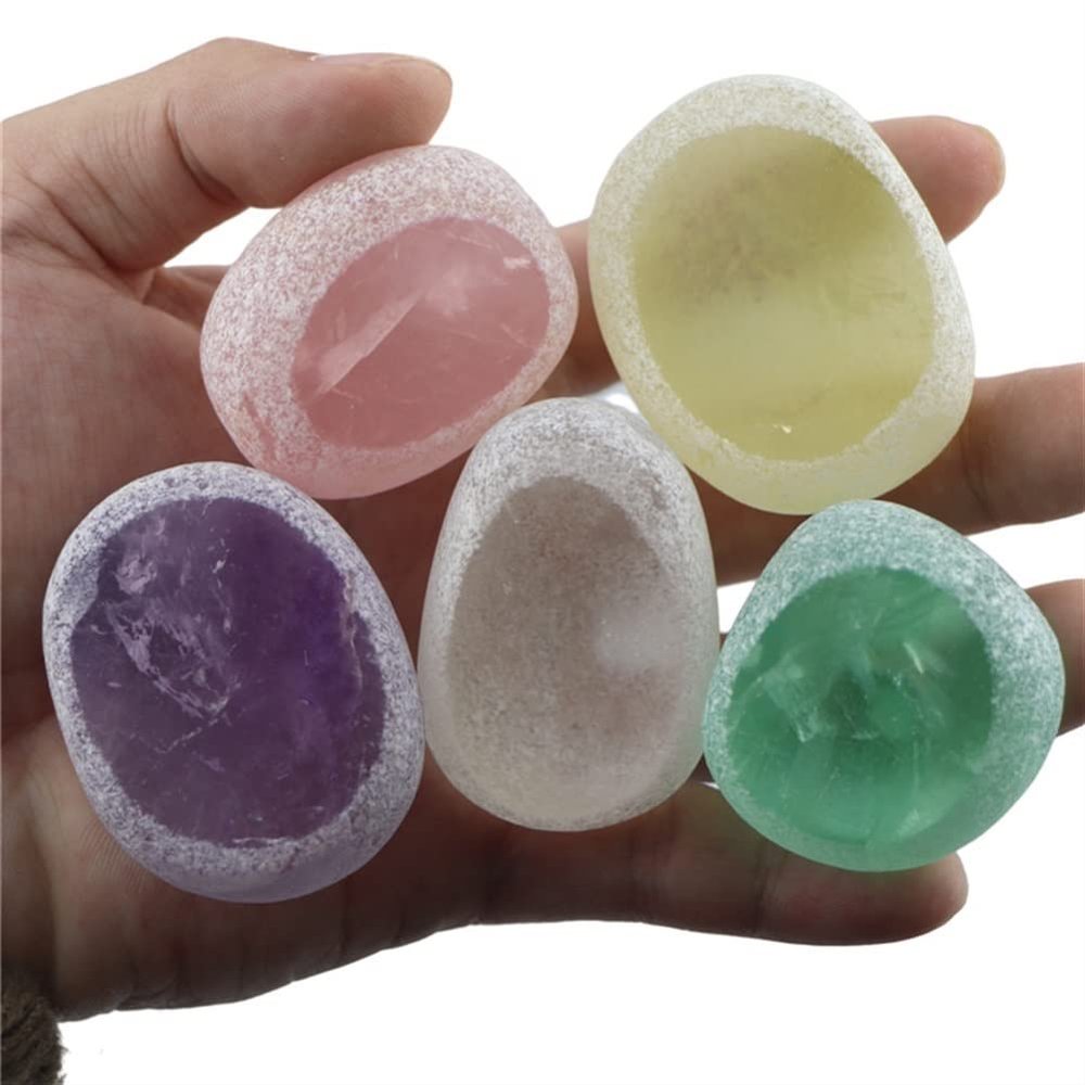 NWPNLXEA Home Collections Crystal Natural Citrine Clear Quartz Amethyst Rock Crystal Crushed Stone Decoration Stone Divination Crafts Can be Used for (Color : Citrine 1pc)