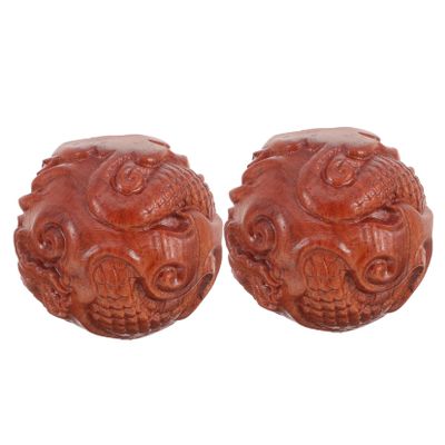 FOMIYES Wooden Hand Massage Balls Hand Rolling Balls for Massage for Relaxing Random Style