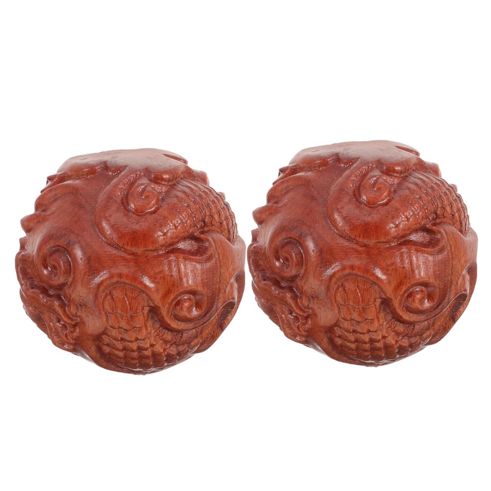 FOMIYES Wooden Hand Massage Balls Hand Rolling Balls for Massage for Relaxing Random Style