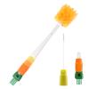 5-in-1 Bottle Brush Long with Handle, Multifunctional Bottle Brushes, Cleaning Brush, Bottle Cleaner with Gap Cleaning Brush, for Drinking Bottles, Glass Bottle (5 in 1 Orange) view 1