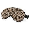 NOHSHE Leopard Print Sleep Mask Eye Mask Animal Skin Brown Sleep Mask Light Blocking Adjustable Smooth Soft Eye Masks for Women Deep Rest Travel view 1