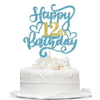 1 PCS Happy 50th Birthday Cake Topper Black Gold Glitter Cheers to 50 Years Birthday Cake Pick 50 Fabulous Cake Decoration for 50th Birthday/Anniversary Party Cake Decorations Supplies (12)