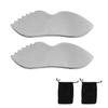 2Pcs Gua Sha Stainless Steel - Gua Sha Tool - Gua Sha Stone - Gua Sha Myofascial Massage Board - Guasha Tool Face - Stainless Steel Gua Sha Comb - for Face, Eyes, Neck and Body (2Pcs) view 1