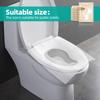LiTianine Disposable Toilet Seat Covers,100PCS Flushable Toilet Seat Covers for Road Trips,Travel, Airplane,Camping,Shopping Mall view 4