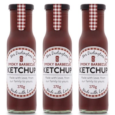 FreshCart Basics Mrs Darlington's Smoky Barbecue Ketchup - 270g - Pack of 3