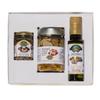 Tris Lux Box, Gourmet Basket, Summer Truffle Cream 90g, Whole Fresh Porcini Mushrooms in Oil 280g, White Truffle Oil 100 ml view 3