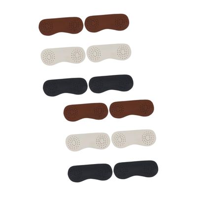 FRCOLOR 6pairs Thicken Abrasion Paster Feet Protectors Non-Slip Half Foot Pads for Shoes Heel Pad Heels Sticker Protective