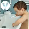 FRCOLOR Kids Toothbrush Set and Cute Bear Shape 2pcs with Soft Silicone Bristles Safe and Gentle for Toddlers and Children Aged 0-9 Years, for Daily Oral Care view 3