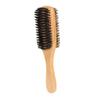 FRCOLOR Double-sided Mens Beard Brush Large Boar Bristle and Beech Wood Hair Grooming Tool for Facial Hair Cleaning and Styling Suitable for Salon and Home Use view 1