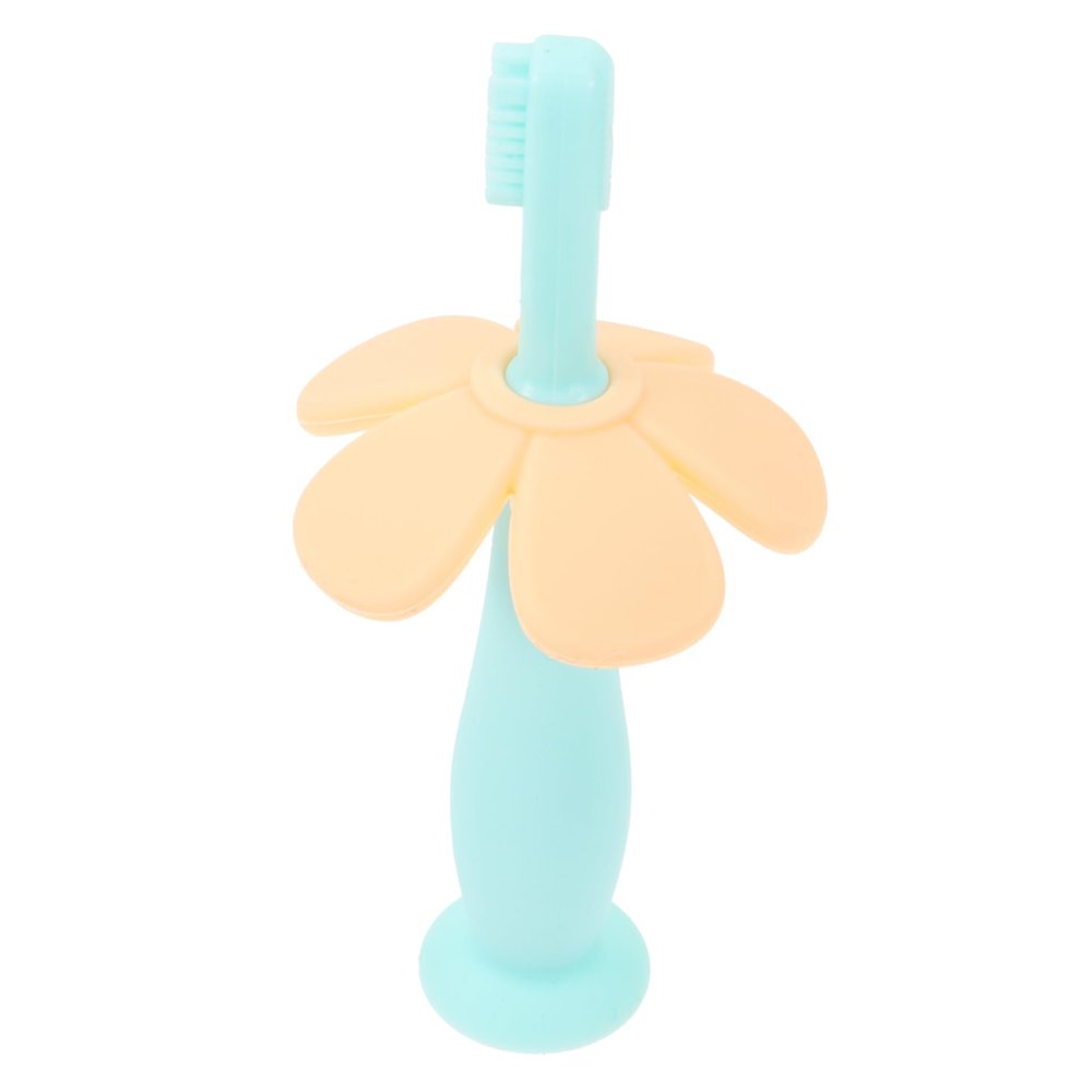 HAPINARY Silicone Toothbrush Manual Training Bristles Oral Care for Boy Girl Boys and Girls Brush Toothbrush Safe and Soft