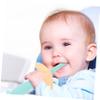 HAPINARY Silicone Toothbrush Manual Training Bristles Oral Care for Boy Girl Boys and Girls Brush Toothbrush Safe and Soft view 4
